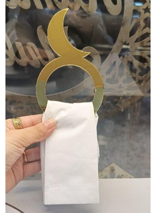 Ramadan Table Decor - Elegant Classic Design Napkin Holder - A Sophisticated Touch for Ramadan Gatherings - 2 Pieces - Image 2